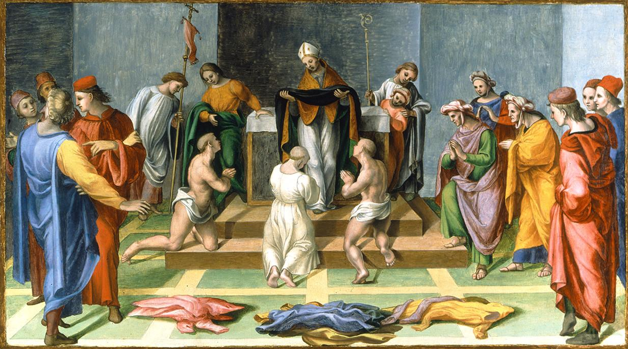 Saint Augustine Giving the Habit of His Order to Three Catechumens